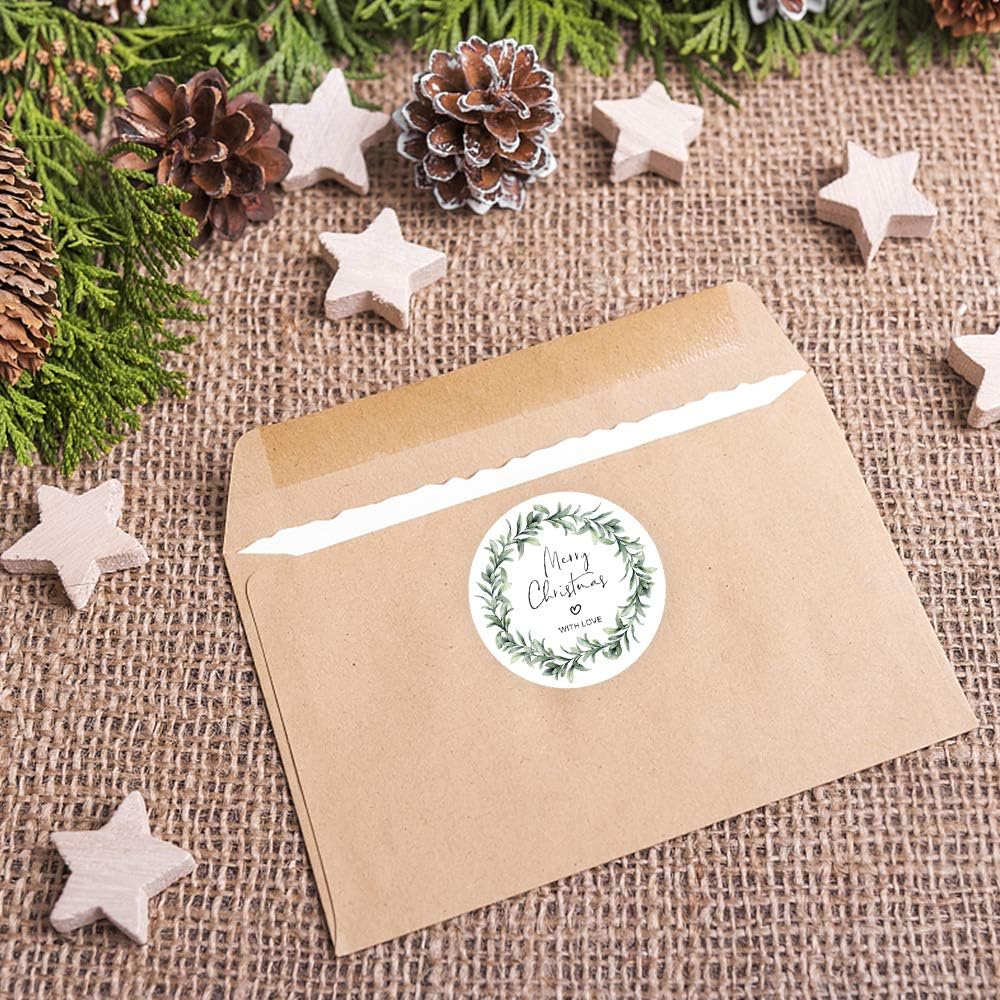 500pc Christmas Sticker Roll