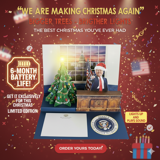 2025 Limited Edition Funny President of Christmas Card